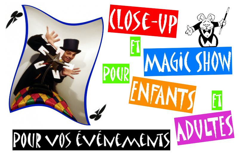 magicien professionnel pour enfants et adultes